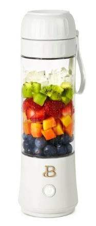 Beautiful Portable to-Go Blender 2.0, 70 W, 16 oz, White Icing by Drew Barrymore