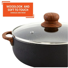 Imusa 4.4 Quart Black Caldero (Dutch Oven) with Glass Lid