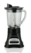 Hamilton Beach Wave Crusher Multi-Function Blender, 40 oz Glass Jar, Black, 58165