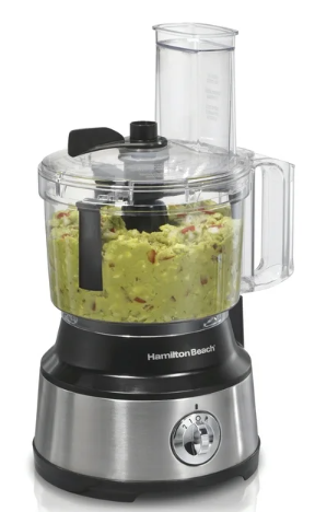 Hamilton Beach Food Processor and Vegetable Chopper with Easy Clean Bowl Scraper, 10 Cup Capacity, Stainless Steel, 70730