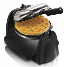 Hamilton Beach Flip Belgian Waffle Maker with Removable Non-Stick Plates, Stainless Steel, 26030