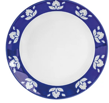 Sofia Home 4 Pack Indigo Round Stoneware Dinner Plates by Sofia Vergara
