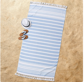 Better Homes & Gardens Oversized Navy Sun Print Cotton Blend Beach Towel, 38" x 72''