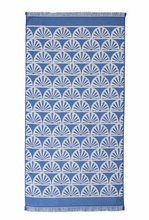 Better Homes & Gardens Oversized Navy Sun Print Cotton Blend Beach Towel, 38" x 72"