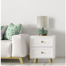 Better Homes & Gardens 17" Tall Modern Mid-Century Ceramic Table Lamp with Wood Base