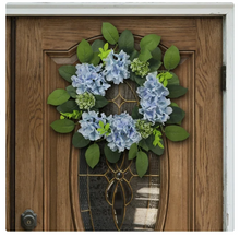 Flora Bunda 18 in H x 18 in W x 4.5 in D Hydrangea Wreath