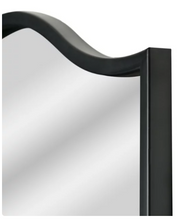 Crystal Art Gallery Traditional Framed Glass Arch Mirror, Black
