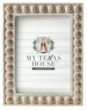 My Texas House 5" x 7" Ivory Rustic Ball Resin Tabletop Picture Frame