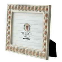 My Texas House 5" x 7" Ivory Rustic Ball Resin Tabletop Picture Frame