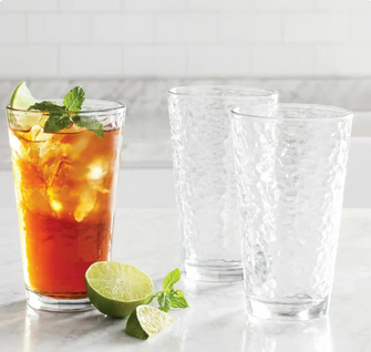Mainstays Annesdale Drinking Glasses, 16 oz, Set of 8