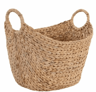 Better Homes & Gardens Large Natural Water Hyacinth Boat Basket