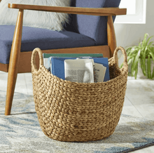 Better Homes & Gardens Large Natural Water Hyacinth Boat Basket