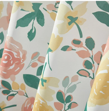 Mainstays Floral Flowers Polyester Shower Curtains, 72" x 72", Pink