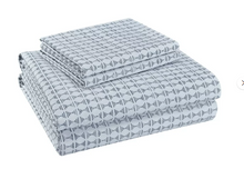 Hotel Style 800 Thread Count Cotton Rich Sateen Bed Sheet Set, Full, Blue, Set of 6