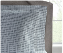 Hotel Style 800 Thread Count Cotton Rich Sateen Bed Sheet Set, Full, Blue, Set of 6