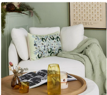 Beautiful Chenille Throw, Sage Green, 50 x 60 inches, by Drew Barrymore