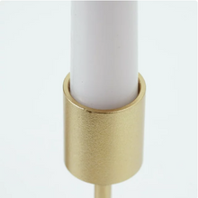Crystal Art Gallery Indoor Modern Metal Gold Unscented Tealight Candle Stick Holder Set of 3