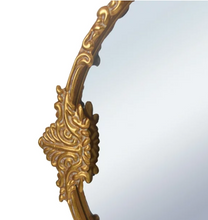 Beautiful Round Ornate Gold Frame Mirror 24" by Drew Barrymore