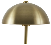 Better Homes & Gardens 18" Modern Dome Touch On/Off Table Lamp, Brass