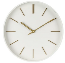 Better Homes & Garden 20" Round Indoor Modern White Analog Wall Clock