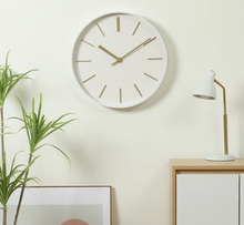 Better Homes & Garden 20" Round Indoor Modern White Analog Wall Clock