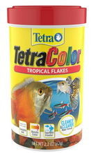 Tetra Tropical Color Fish Food Flakes 2.2 Ounces, Clear Water Advanced Formula