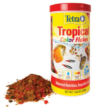 Tetra Tropical Color Flakes 7.06 Ounces, Clear Water Advanced Formula