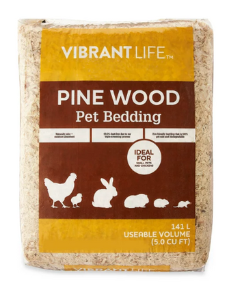 Vibrant Life Pine Wood Pet Bedding, 141 L