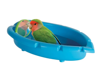Caitec Featherland Paradise Birdie Bath Tub for Small Birds