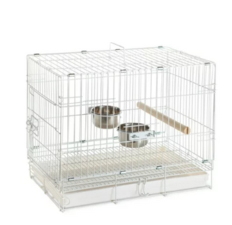 Prevue Pet Products Travel Cage, White