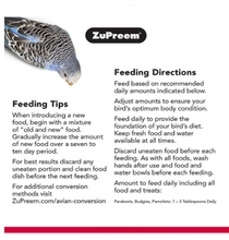 Alimento para pájaros pequeños ZuPreem Smart Selects Everyday Feeding, bolsa de 2 lb 