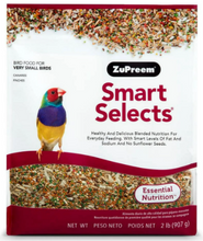Zupreem Smart Selects Canary & Finch Food, 2-lb Bag Mixed Seeds and Pellets