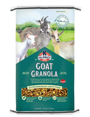 Kalmbach Feeds All Natural Goat Granola Soy Free Goat Feed, 30 lb Bag