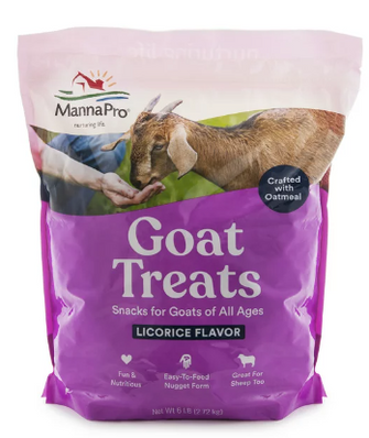 Manna Pro Goat Treats Licorice Flavor 6lbs