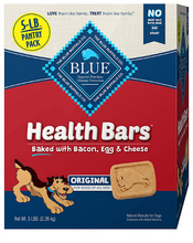 Blue Buffalo Health Bars Crunchy Dog Treats, Bacon, Egg & Cheese, 5 lbs.