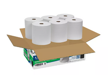 Marathon Hardwound Paper Towel Rolls, White 700 ft./roll, 6 rolls