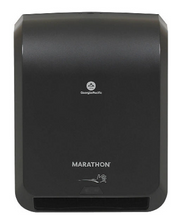 Marathon Automated Hardwound Paper Towel Dispenser, Black