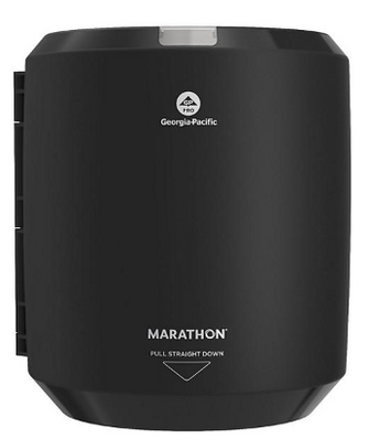 Marathon Manual Centerpull Paper Towel Dispenser, Black
