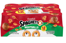 Campbell's SpaghettiOs Canned Pasta with Meatballs (15.6 oz., 12 pk.)