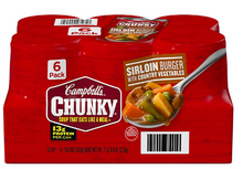 Campbell's Chunky Sirloin Burger with Country Vegetables Soup 18.8 oz., 6 pk.