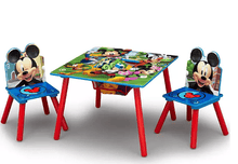 Disney Mickey Mouse Kids Table and Chair Set with Storage by Delta Children