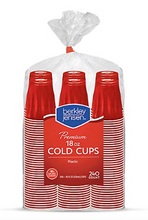 Berkley Jensen 18-Oz. Plastic Cups, 240 ct. - Red