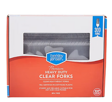 Berkley Jensen Plastic Forks, 300 ct. - Clear