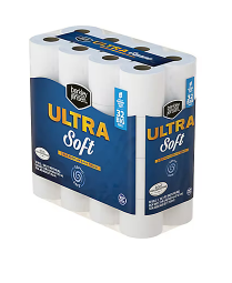 Berkley Jensen Ultra Soft Bath Tissue, 32 Rolls, 244 Sheets