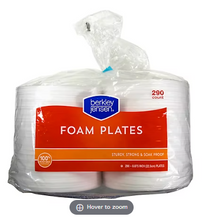 Berkley Jensen 9" Foam Plates, 290 ct.