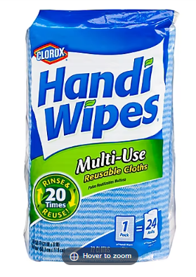 Clorox Handi Wipes Multi-use Reusable Cloths, 72 ct.