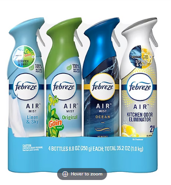 Febreze Air Effects Odor-Fighting Air Freshener , 8.8 oz./4 pk. - Special Scent Collection