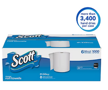 Scott Dispenser Hard Roll Paper Towels, 6 pk.