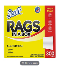 Scott Rags in a Box 300-Sheet Paper Towel Roll
