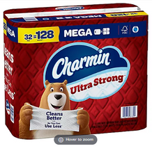 Charmin Ultra Strong Mega Roll Toilet Paper, 32 ct.